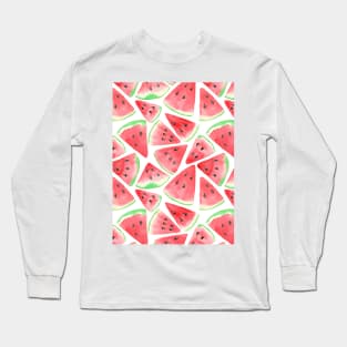 Watermelon slices pattern Long Sleeve T-Shirt